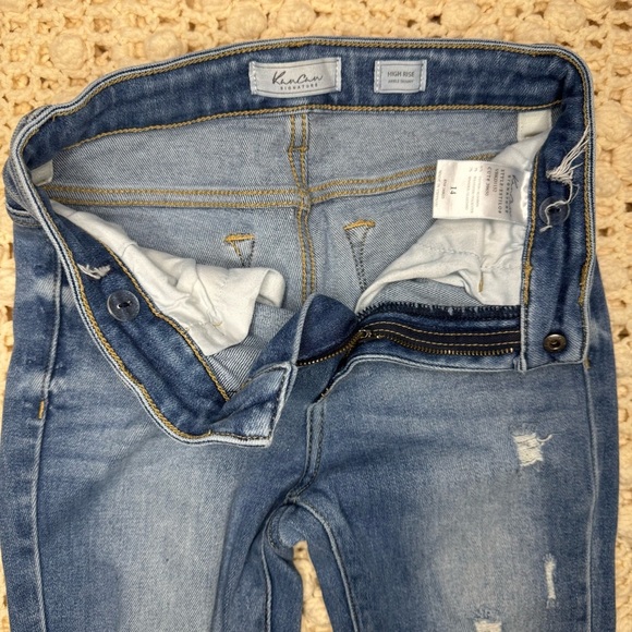Kancan Women's Blue Distressed Jeans.    #17 - Picture 9 of 13